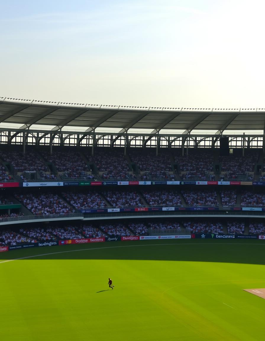 Eden Gardens cricket stadium filled with cheering crowd and players in action during IPL 2025 match